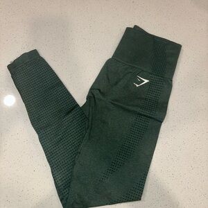 Gymshark Dark Green Women’s Vital Seamless Leggings | Like New | Size Small